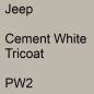 Preview: Jeep, Cement White Tricoat, PW2.